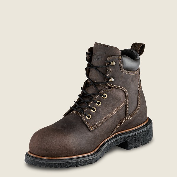 Safety Støvler Herre - Red Wing Dynaforce® - 6-Inch Insulated Waterproof Toe - Mørkebrune - AMPOWL-6